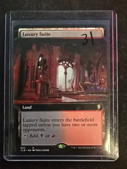 MTG, Commander Legends, Battle for Baldur's Gate, Luxury Suite, EXTENDED, NM - Image 1