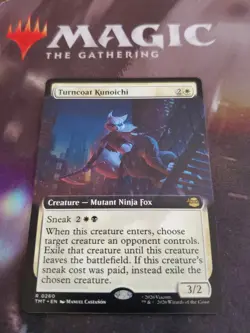 Mtg. Turncoat Kunoichi. Extended Art. Teenage Mutant Ninja Turtles. Pack Fresh - Image 1