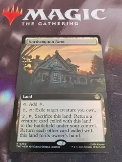 Mtg. Northampton Farm. Foil Borderless. Teenage Mutant Ninja Turtles. Pack Fresh - Image 1