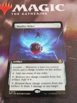 Mtg. Weather Maker. Borderless. Teenage Mutant Ninja Turtles. Pack Fresh - Image 1