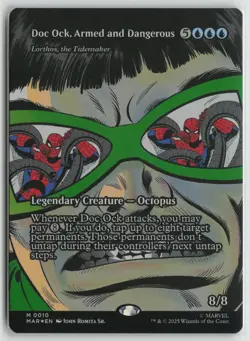 Doc Ock, Armed and Dangerous - Lorthos, the Tidemaker (Borderless) LP Foil MTG - Image 1