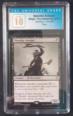 Mtg Skemfar Avenger (CGC) 10 Pristine, Kaldheim Rare [2021] - Image 1