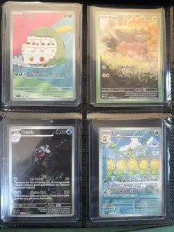 Pokemon Cards Lot Gulpin 154, Pawmi 226, Palafin 225, Sunflora 168 - Image 1