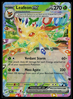 Pokemon TCG - S&V - Prismatic Evolutions - Leafeon EX - 006/131 - Double Rare - Image 1