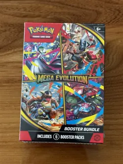 POKEMON TCG MEGA EVOLUTION BOOSTER BUNDLE FACTORY SEALED BOX NEW 6 PACKS - Image 1