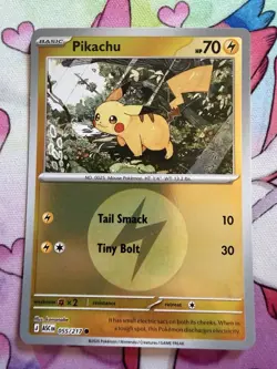 Pikachu ME: Ascended Heroes (Energy Pattern) 055/217 NM Reverse Holofoil Pokemon - Image 1
