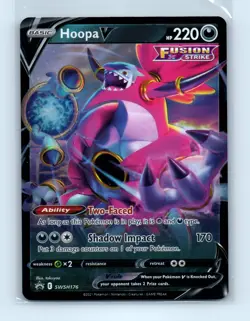 Pokemon tcg SWSH: Sword & Shield Promo Cards Hoopa V Near Mint or Better - Image 1