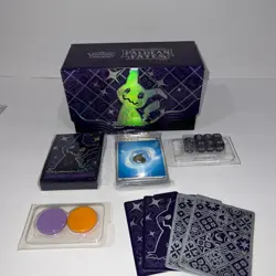 Pokemon Paldean Fates Empty ETB W/ Shown Accessories. No Cards No Codes - Image 1
