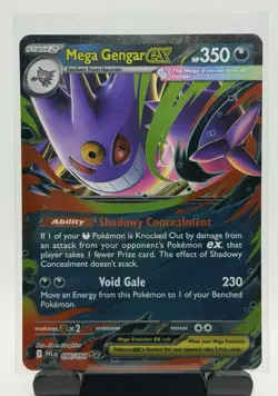 Mega Gengar ex 056/094 Double Rare Phantasmal Flames Pokemon NM - Image 1
