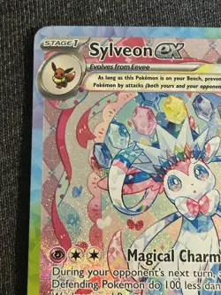 Pokemon SV: Prismatic Evolutions Sylveon ex 156/131 ENGLISH LP - Image 2