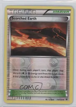 Scorched Earth Reverse Foil Pokemon XY Fates Collide #110 - Image 1