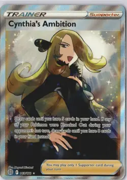 Cynthia's Ambition 169/172 Full Art Ultra Rare SWSH09 Brilliant Stars NM Pokemon - Image 1