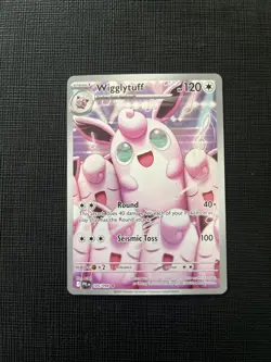 Pokemon TCG Phantasmal Flames 105/084 Wigglytuff Illustration Rare - NM - Image 1