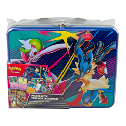 Pokemon TCG, 2025 Mega Evolution Fall Sealed Collector Chest Lunch Box Tin - Image 1
