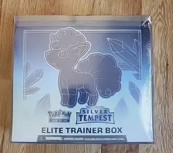 ☄Pokemon TCG: Sword & Shield Silver Tempest ETB Elite Trainer Box Sealed - Image 1