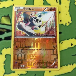 Timburr 62/101 Pokemon Black & White Noble Victories 2011 Reverse Holo Uncommon - Image 1