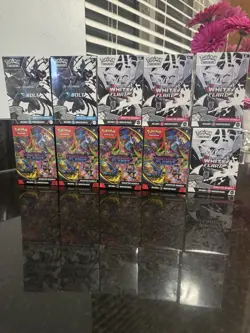 POKEMON TCG BOOSTER BUNDLE X10 BLACK BOLT WHITE FLARE PHANTASMAL FLAMES NEW - Image 1