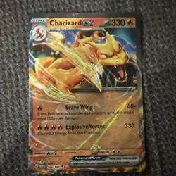 Charizard ex 006/165 Double Rare 151 Pokemon Holo Near Mint - Image 1