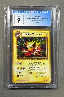 1997 Pokemon Jolteon HOLO, Graded CGC 9 - Image 1