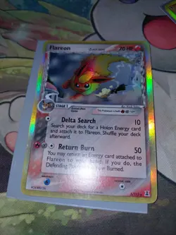 Flareon 5/113 Delta Species Normal-Holo Pokemon TCG MP - Image 1