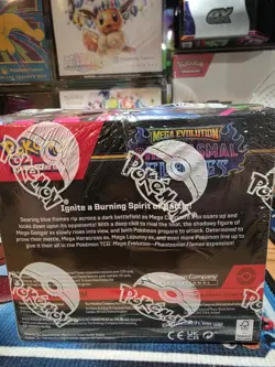 Pokemon Phantasmal Flames Booster Box New Sealed Damaged #1 - Image 3