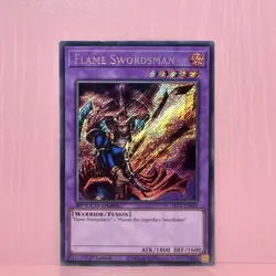 YuGiOh! Flame Swordsman (Secret Rare) SBC1-ENB22 Speed Duel 1st Ed NM - Image 2