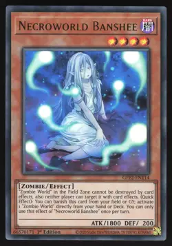 Necroworld Banshee - GFP2-EN114 - Ultra Rare - 1st Edition Yugioh - Image 1