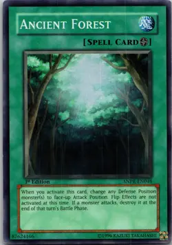 Yugioh Ancient Forest ANPR-EN048 1st Edition Super Rare NM - Image 1
