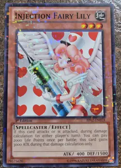 Yugioh Injection Fairy Lily (Mosaic Rare) BP02-EN018 1st Edition LP - Image 1