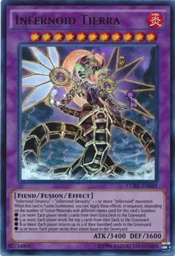 1x (P) Infernoid Tierra - CORE-EN049 - Ultra Rare - Unlimited Edition YuGiOh - Image 1