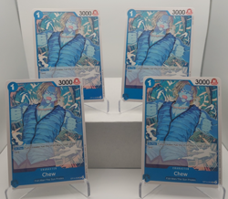 Chew Playset - OP14-050 x4 - The Azure Sea's Seven - One Piece TCG - English - Image 1