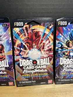 Dragon Ball Super Card Game Fusion World FB09 Dual Evolution Booster Pk Lot Of 4 - Image 4