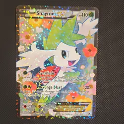 Pokemon Shaymin EX 106/108 Roaring Skies Ultra Rare Full Art Holo Card - Image 2