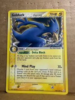 Golduck (Delta Species) Holon Phantoms 43/110 MP-LP Pokemon Card - Image 5