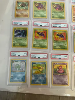 Pokemon 1st edition fossil 30 card lot psa mid grade - Image 5
