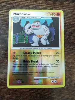 Machoke 41/100 Reverse Holo Diamond & Pearl Stormfront Pokemon Card - Image 1