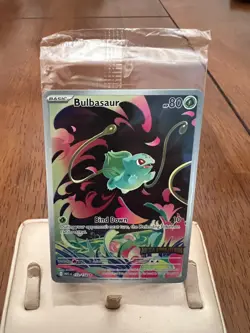 Pokemon TCG Card Bulbasaur 133/132 Mega Evolution Stamped Promo English - Image 1