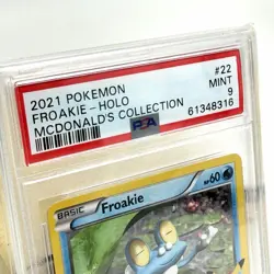 Froakie 22/25 Holo PSA 9 2021 McDonald’s Pokemon Promo Graded Card - Image 3