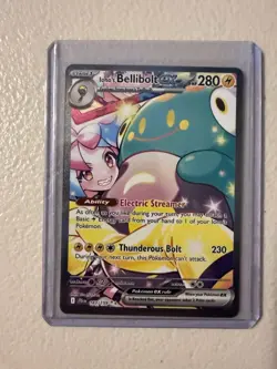 Pokemon TCG Iono's Bellibolt EX Journey Together Ultra Rare Holo Card 183/159 - Image 1