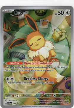 Eevee 173 Sv: Scarlet & Violet Promo Cards Prismatic Evolutions Black Star Promo - Image 1