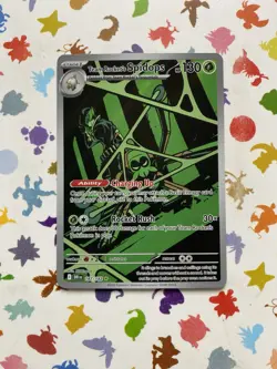 Pokemon TCG Team Rockets Spidops Card 187/182 Destined Rivals - Image 1