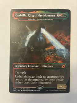 MTG Magic IKO Ikoria Regular Mythic English GODZILLA, KING OF THE MONSTERS NM - Image 1
