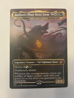 MTG Magic IKO Ikoria Regular Mythic English BIOLLANTE, PLANT BEAST FORM NM - Image 1