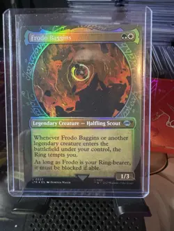 MTG Frodo Baggins 320 Foil Showcase Lord of the Rings Magic The Gathering Card - Image 1