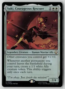 Suki, Courageous Rescuer #37 (Foil) NM Avatar: The Last Airbender TLA Magic MTG - Image 1