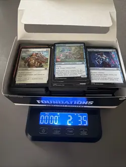 over 2 Lbs Of MTG Magic The Gathering Foundations Jumpstart Lot, NM - Image 1