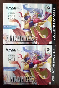 Lot of 2 Magic The Gathering: Final Fantasy Collector Booster (Omega) Packs MTG - Image 1