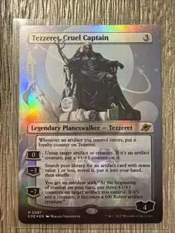 Tezzeret, Cruel Captain (Borderless) Edge of Eternities Foil #0287 NM - Image 1