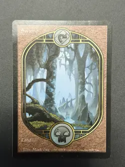 M:TG Swamp (UGL) Unglued Regular - Heavy Play (read description) - Image 1