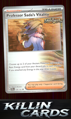 Professor Sada's Vitality 120/131 Pokemon Uncommon SV: Prismatic Evolutions Card - Image 1